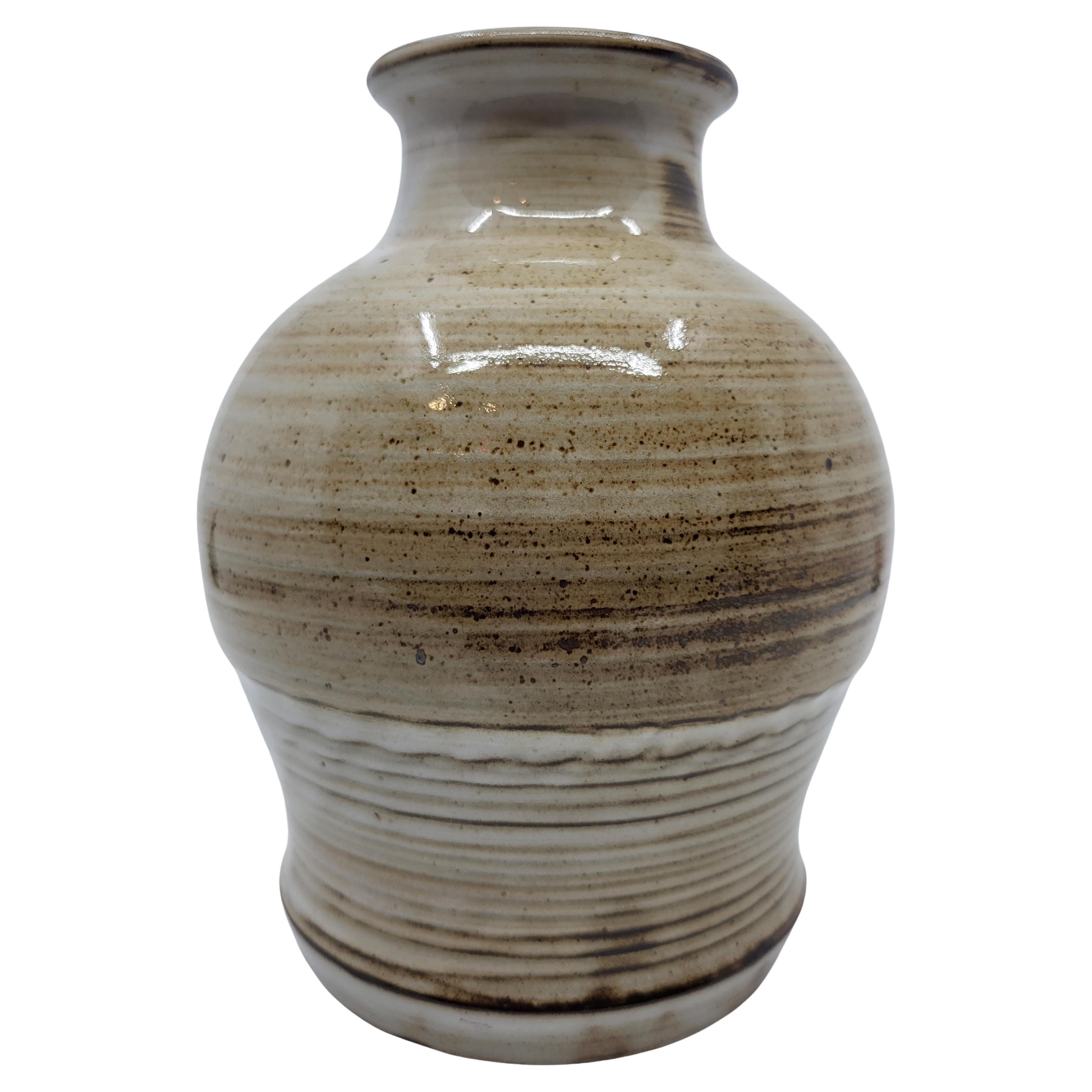 Vase Jacques Pouchain  Atelier Dieulefit en céramique émaillée France  1960
