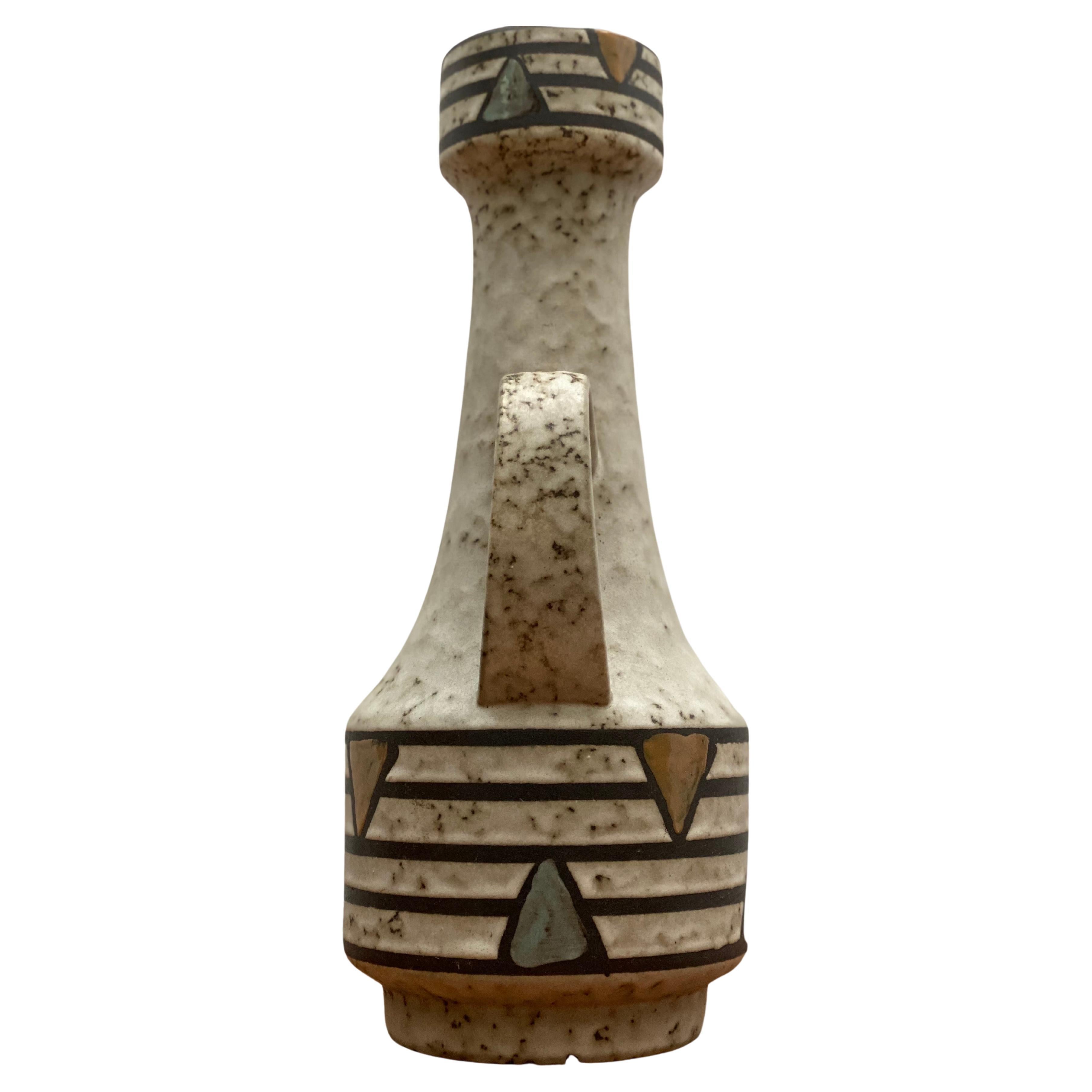 Vase Jasba aus Keramik in Form und Farbe Deutschland, 1960er Jahre (Glasiert) im Angebot