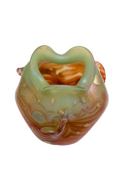 Vase Johann Loetz Witwe Cytisus Maigrün decoration ca. 1902 Art Nouveau