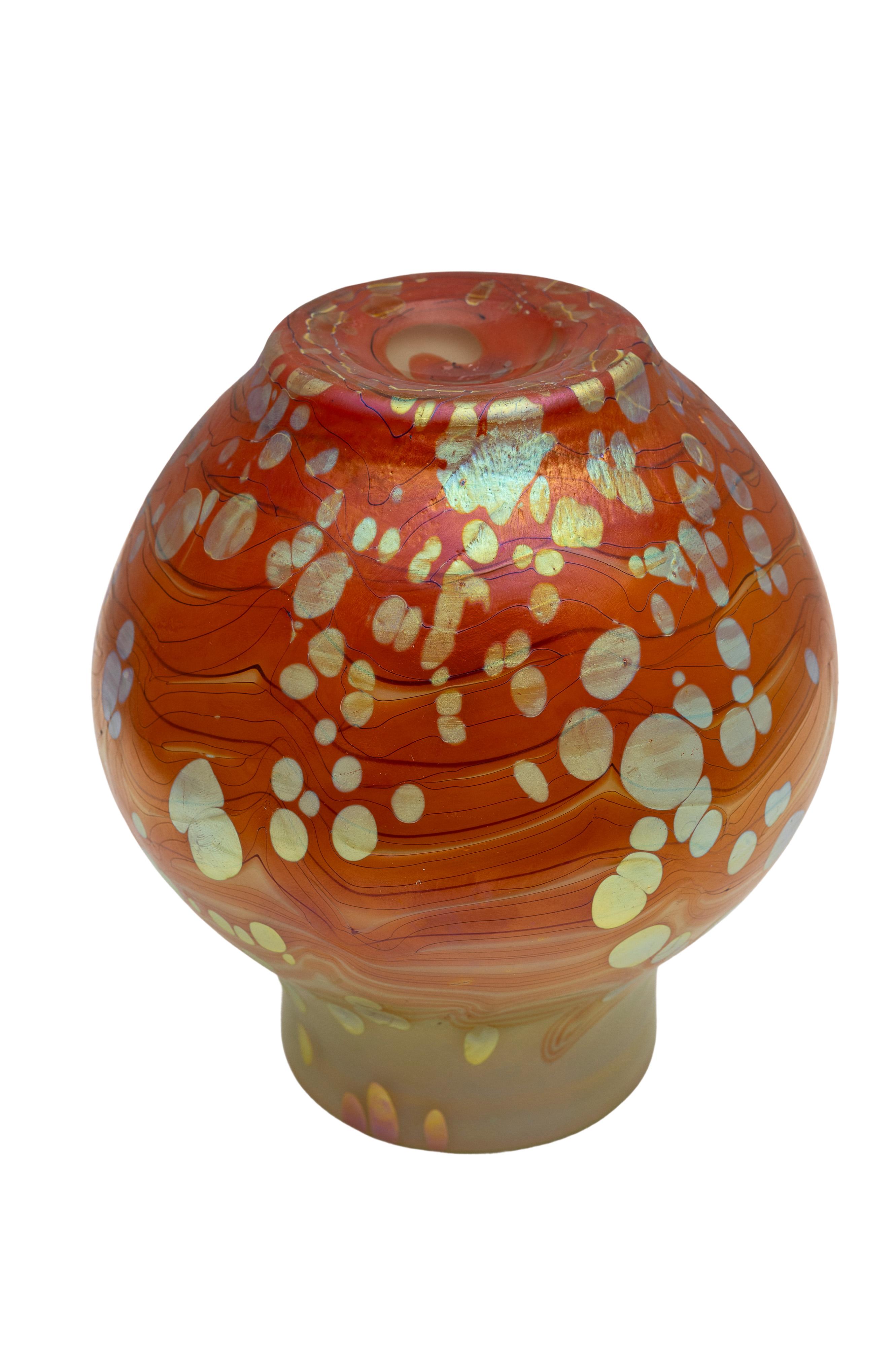 Vaso Johann Loetz Witwe Cytisus Maigrün decorazione ca. 1902 Art Nouveau Vienna In condizioni buone in vendita a Klosterneuburg, AT