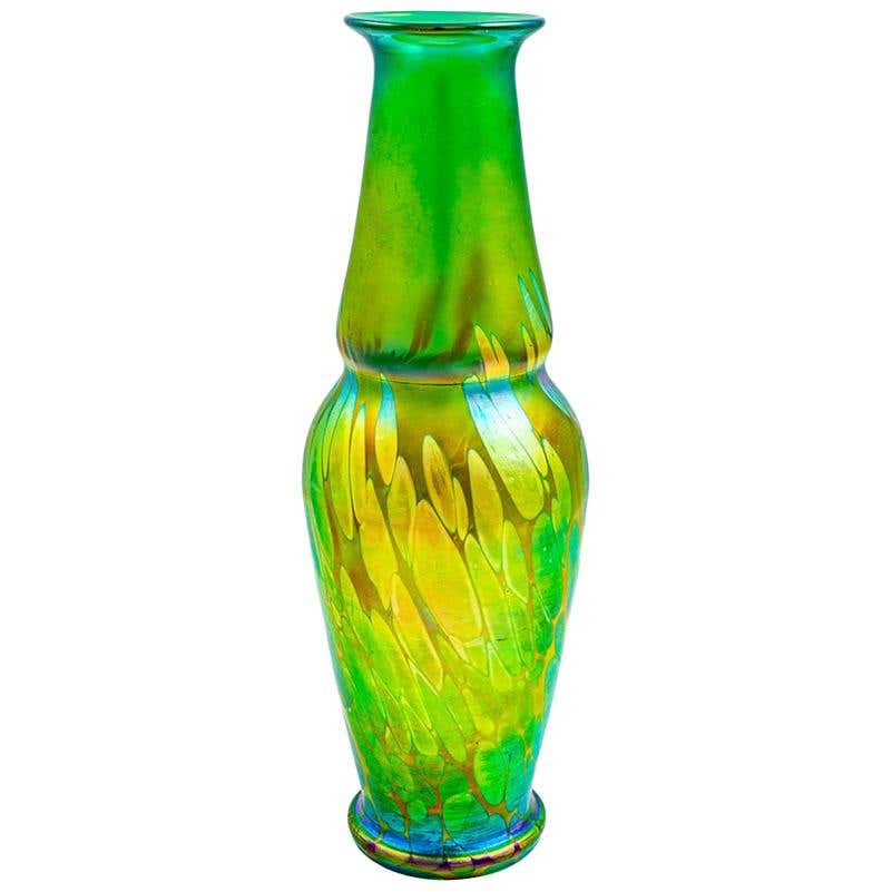 Vase Johann Loetz Witwe Decor Phenomena Genre 1/473 circa 1901 Signed ...