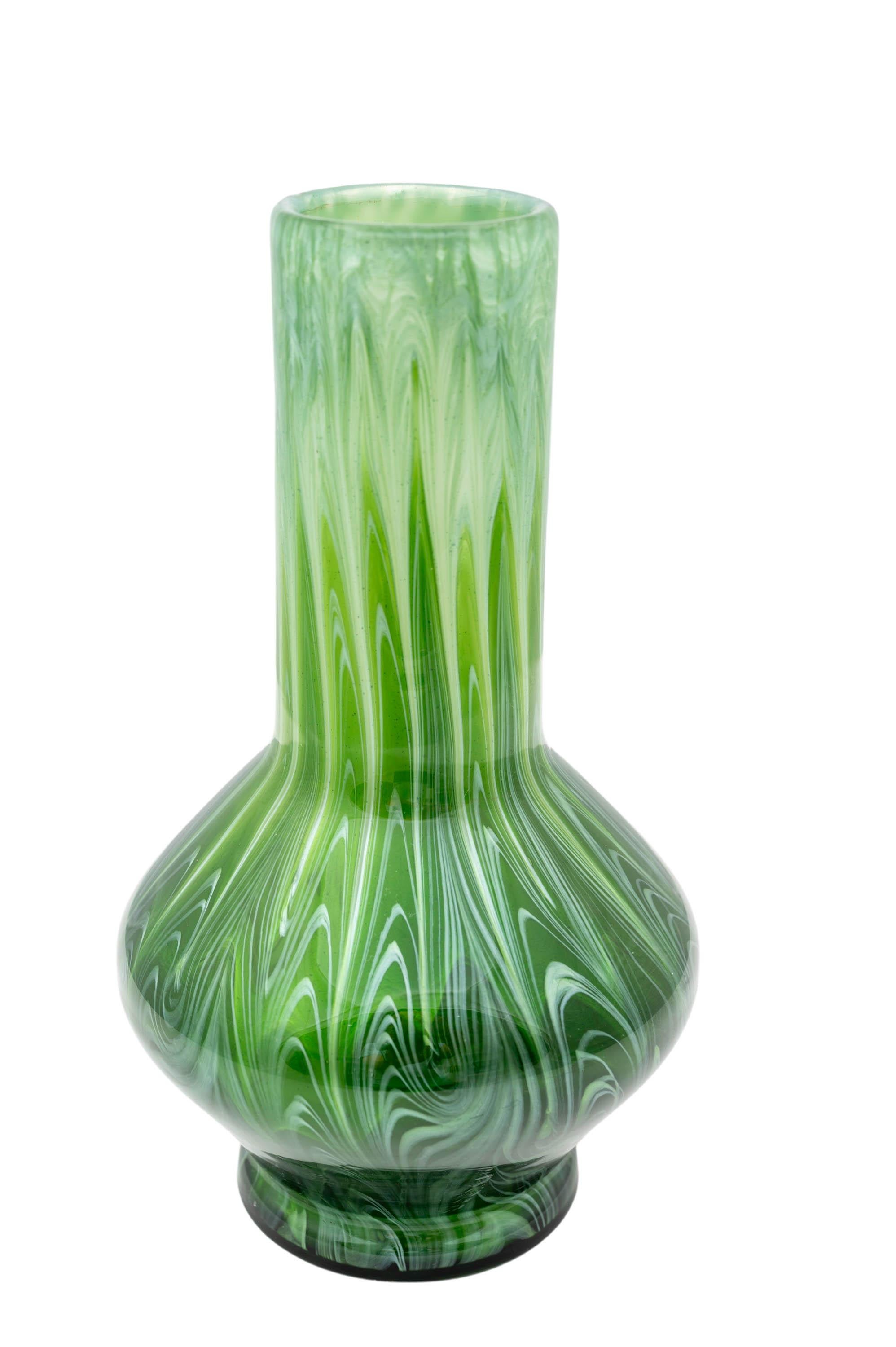 Jugendstil Vase Johann Loetz Witwe Titania Genre ca. 1907