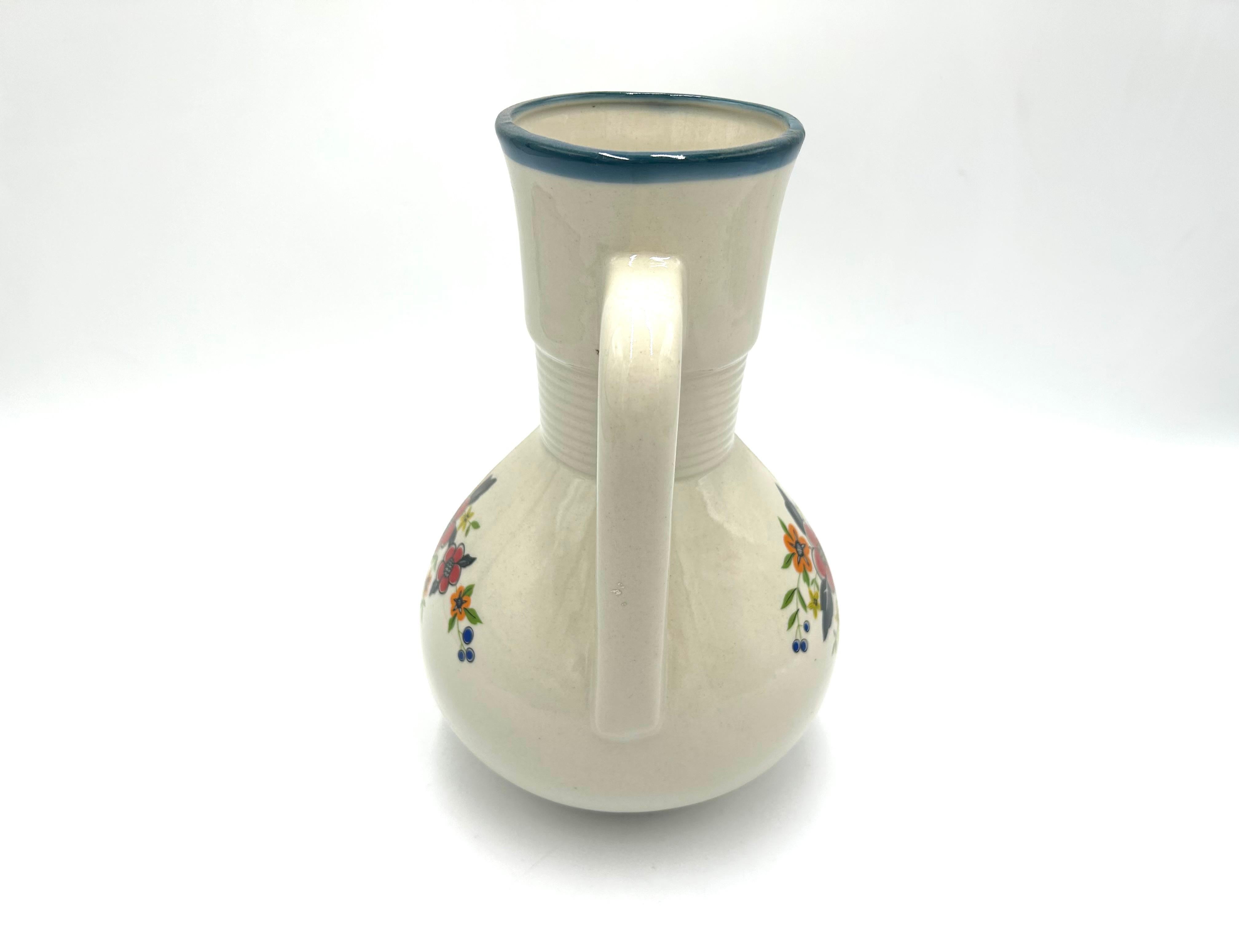 Polish Vase-jug, Chodziez, 1950s For Sale