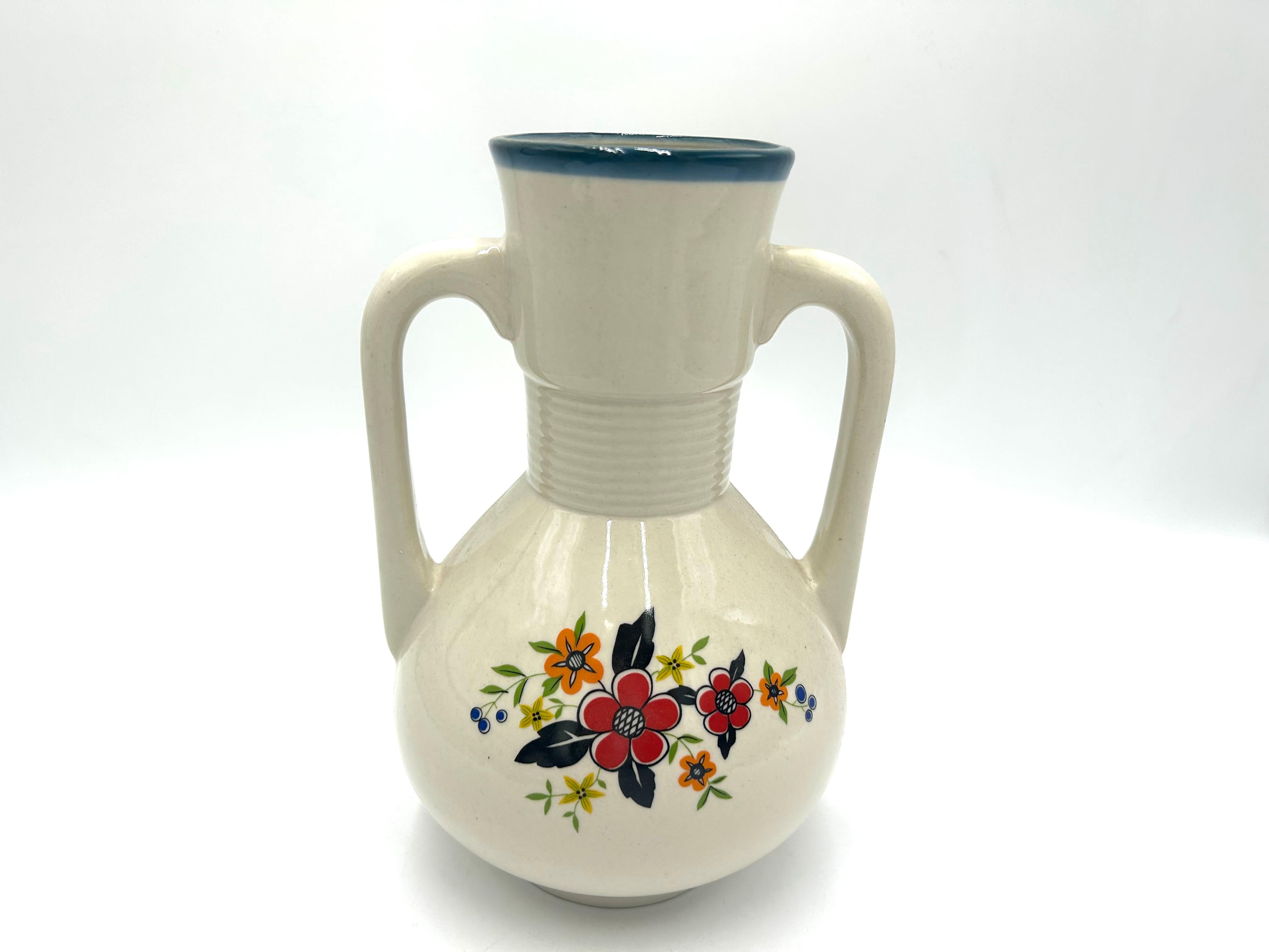 Vase-jug, Chodziez, 1950s In Good Condition For Sale In Chorzów, PL