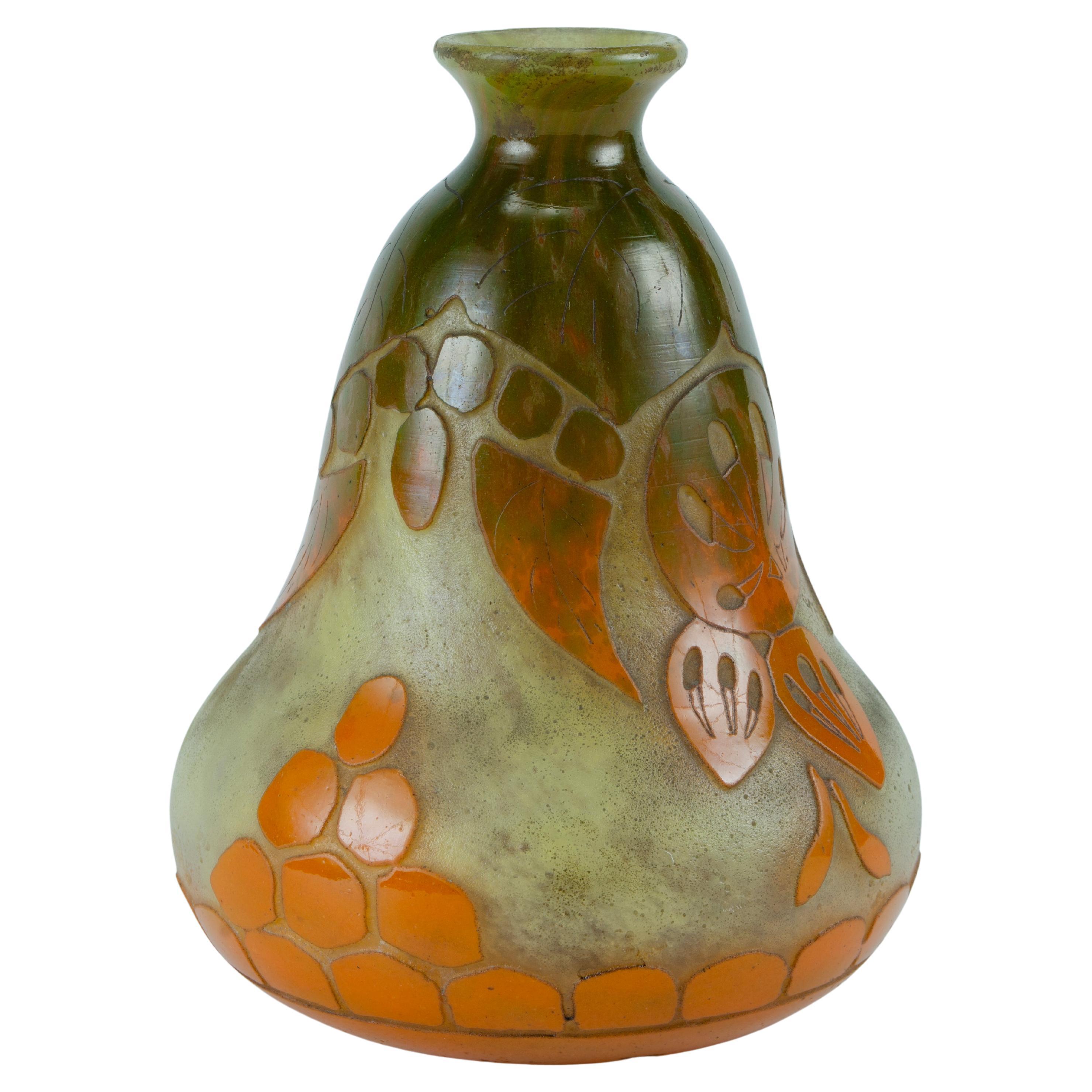 Vaso Le Verre Francais Art Deco
