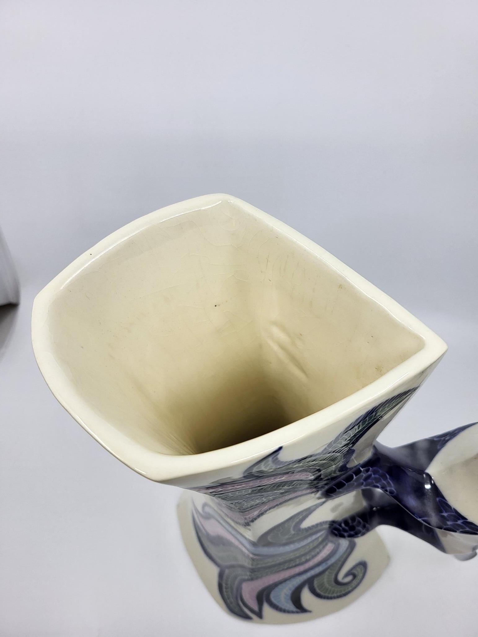 Vase Lézard Gabrielle Mackiewicz aus französischem Céramique 1970 im Angebot 5