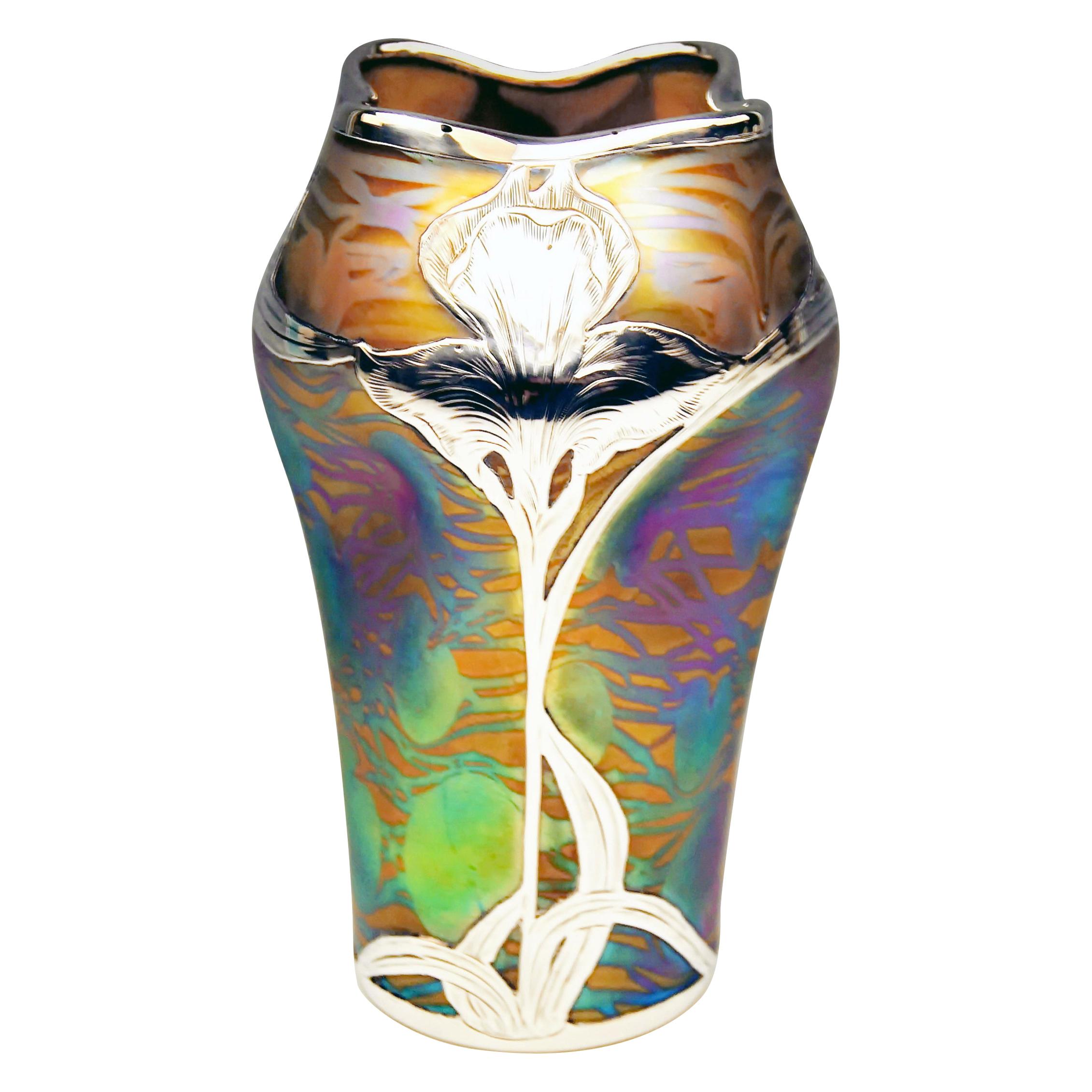 Vase Loetz Bohemia Art Nouveau Decor Phaenomen Genre 2-474 Made circa 1902