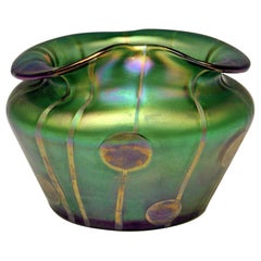 Vase Loetz Bohemia Art Nouveau Decor Spots and Stripes Kolo Moser Made