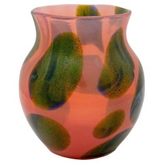 Vase Loetz Experimental Decoration ca. 1907 Jugendstil Green Pink Glass