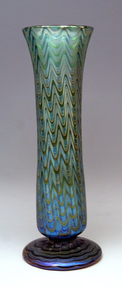 Vase Loetz Widow Klostermuehle Bohemia Art Nouveau Phaenomen Genre 6893 Green
