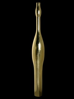 Vase Madam, in Resin, Gold Leaf or Silver Leaf finish, Made in Italy