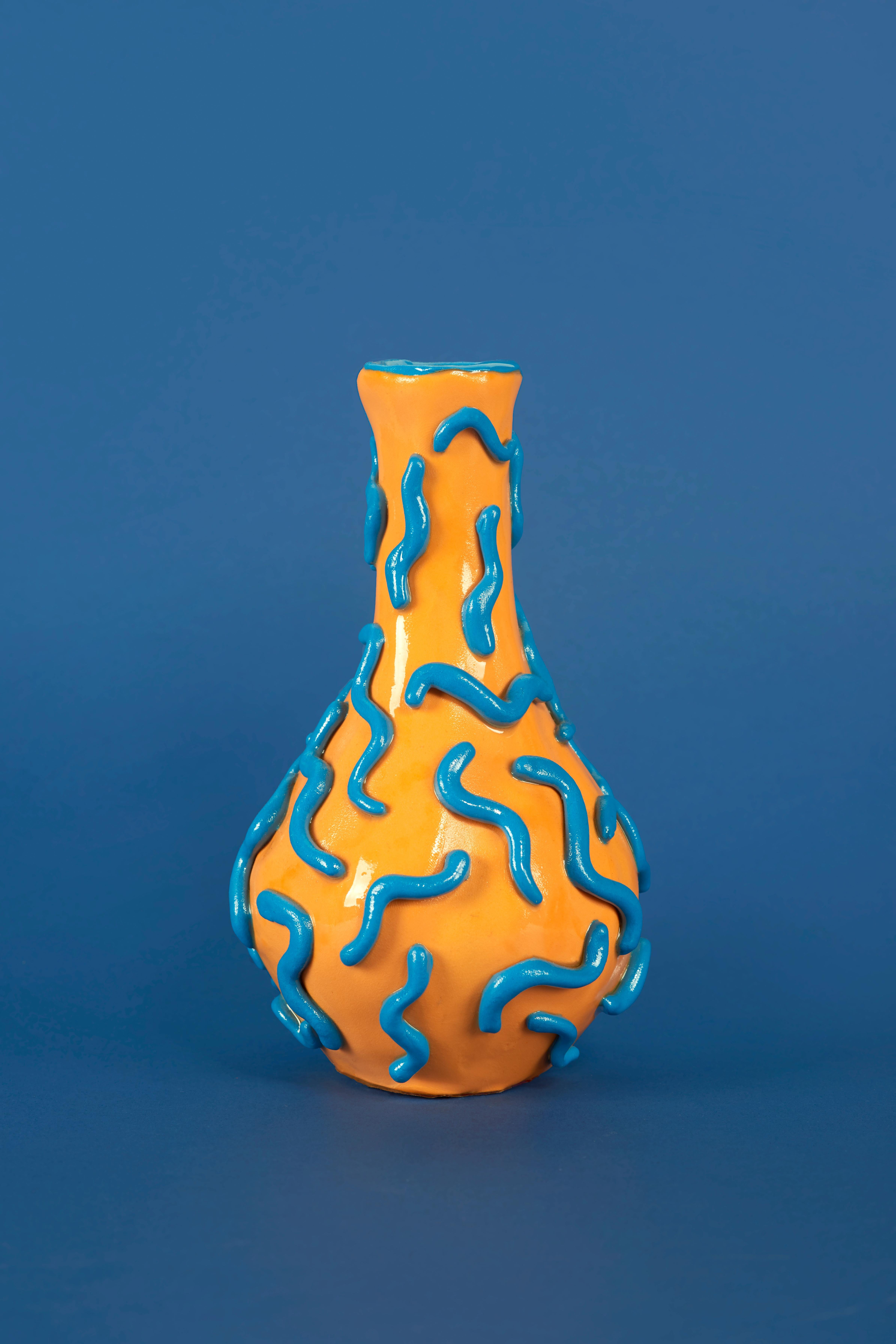 Polished Diego Dough Vase Made in 75 Minutes by Diego Faivre Minute Manufacture Designs For Sale
