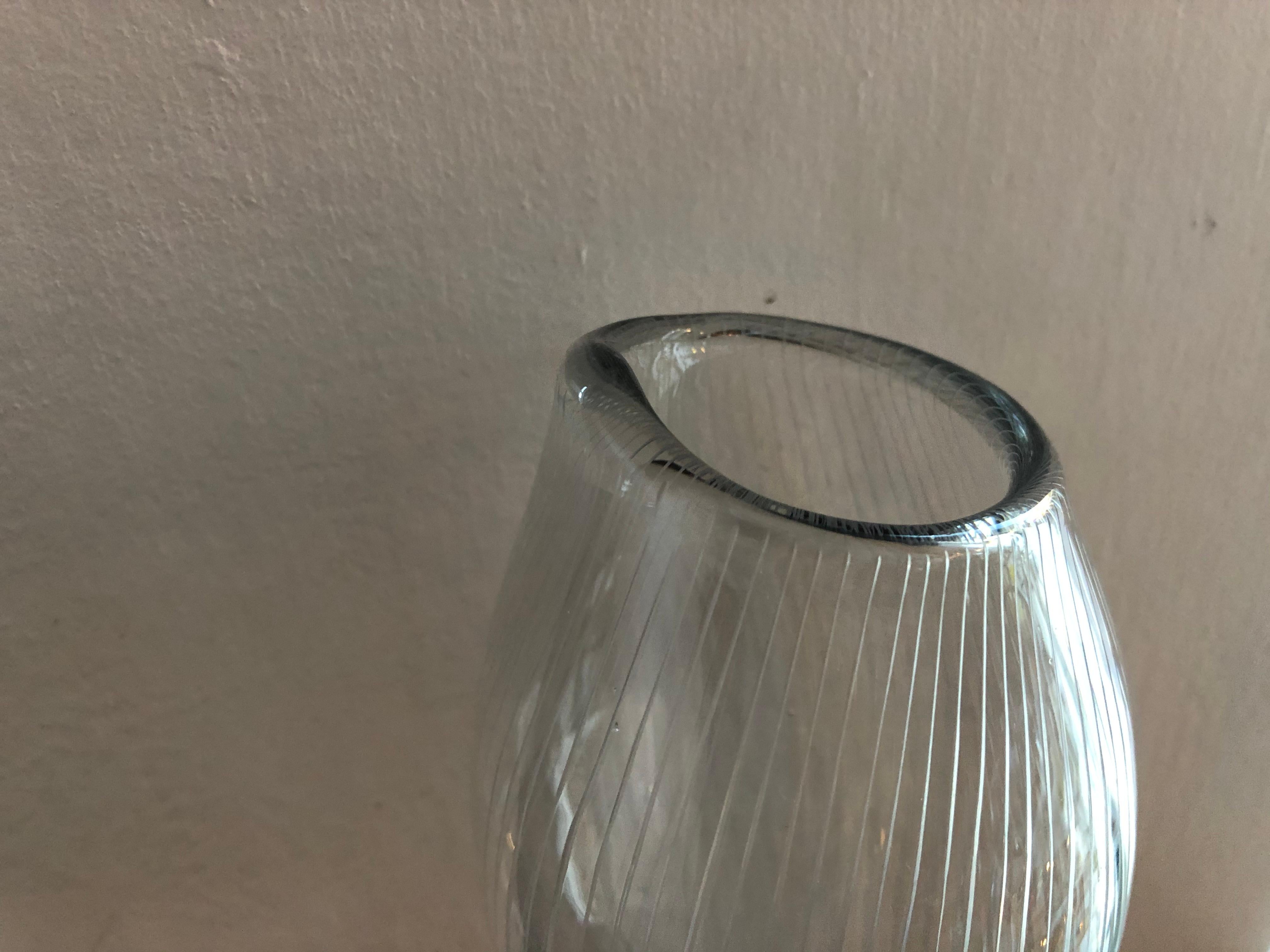 Vase aus Finnland, signiert: Tapio Wirkkala Littala 57 im Zustand „Gut“ im Angebot in Ciudad Autónoma Buenos Aires, C