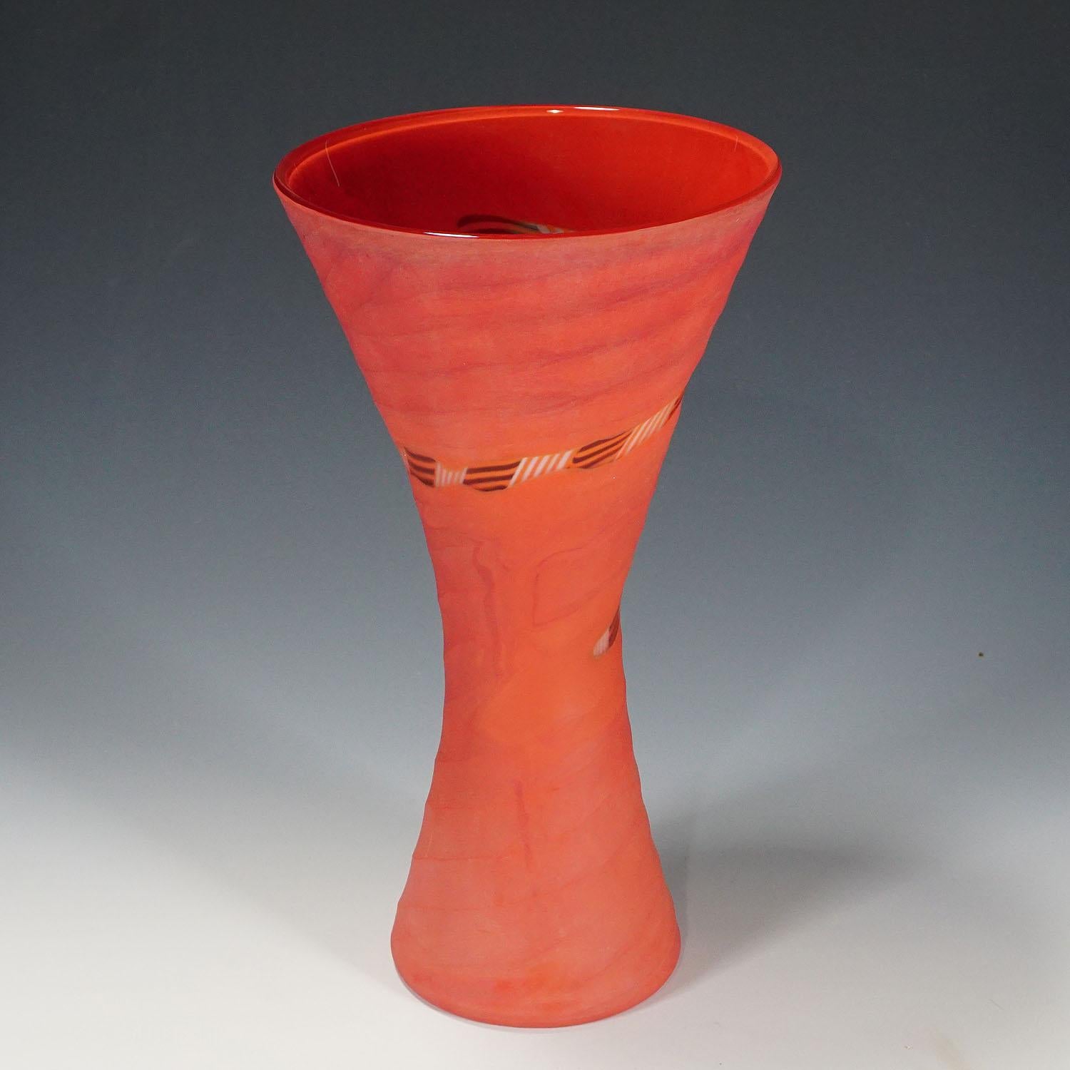 Mid-Century Modern Vase Manto Designed by Rodolfo Dordoni for Venini, Murano For Sale