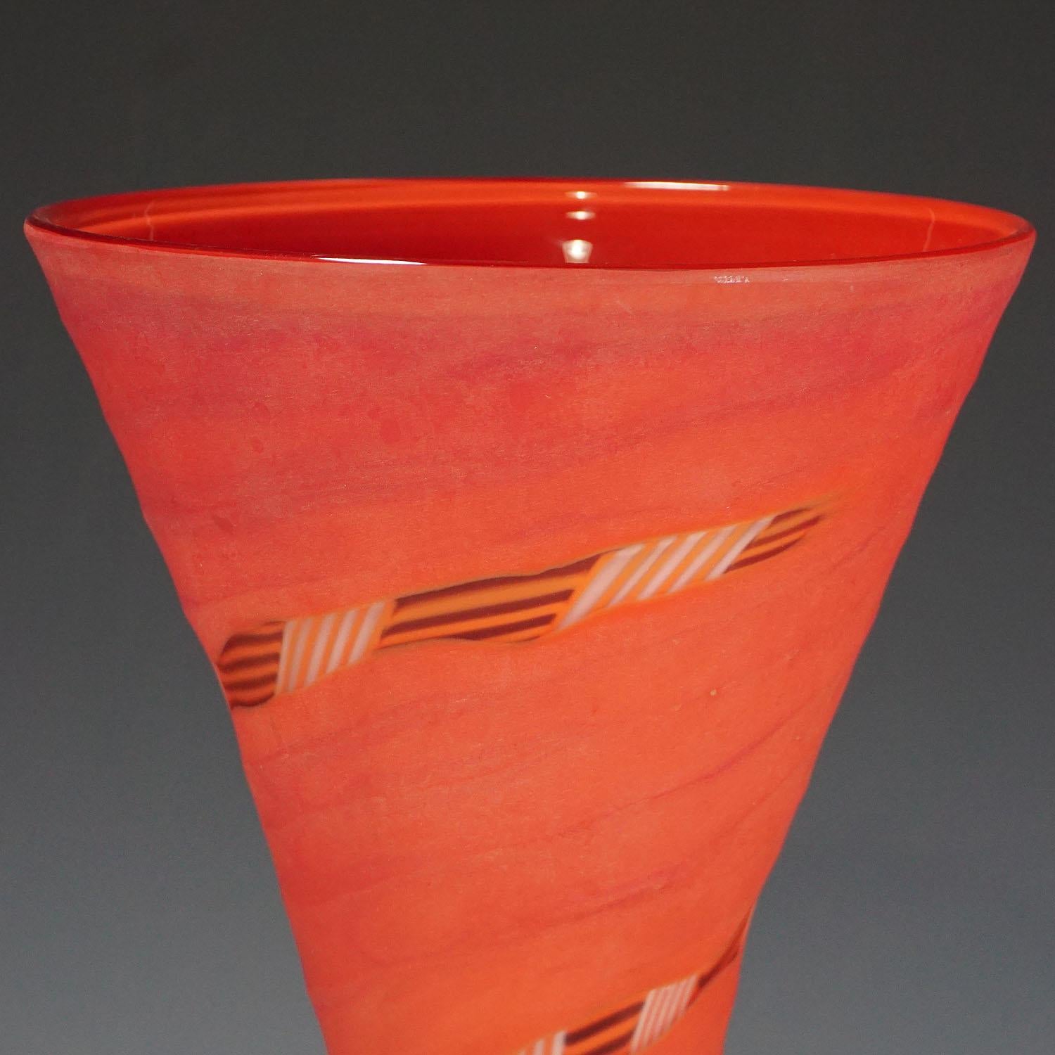 Italian Vase Manto Designed by Rodolfo Dordoni for Venini, Murano For Sale