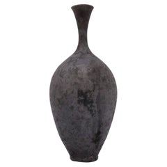 Vase Matte Dark Gray Crystalline Glaze Isak Isaksson Contemporary Sweden Ceramic