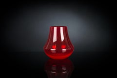 Vase Maxi Minimes Red, in Glass, Italy