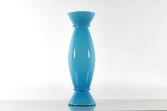 Vase mod. "Acco" by A. Mendini for Venini Aquamarine Murano Glass 2005 Italy