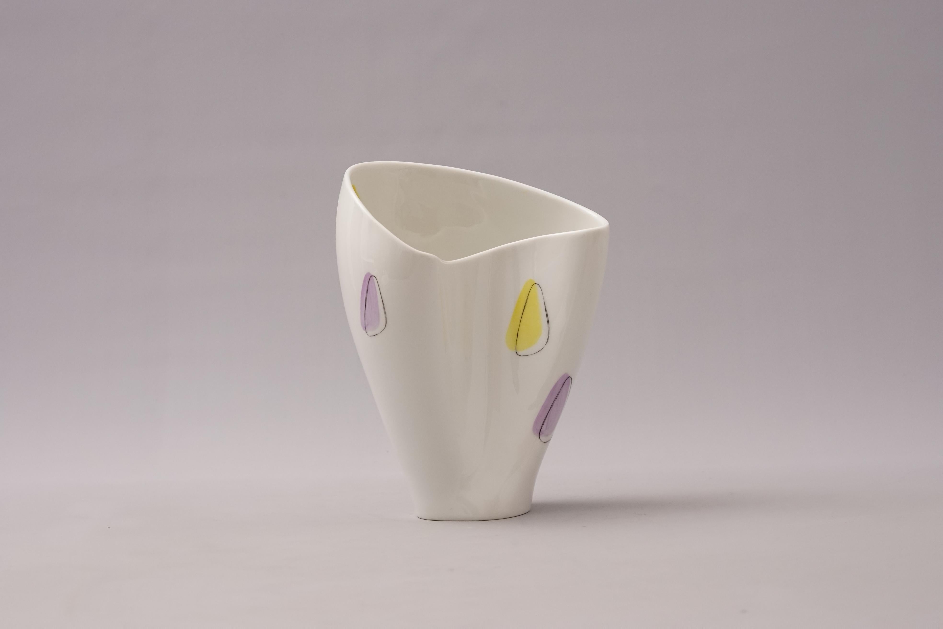 Jarrón Modelo 2646 de Beate Kuhn para Rosenthal, años 50 Moderno de mediados de siglo en venta