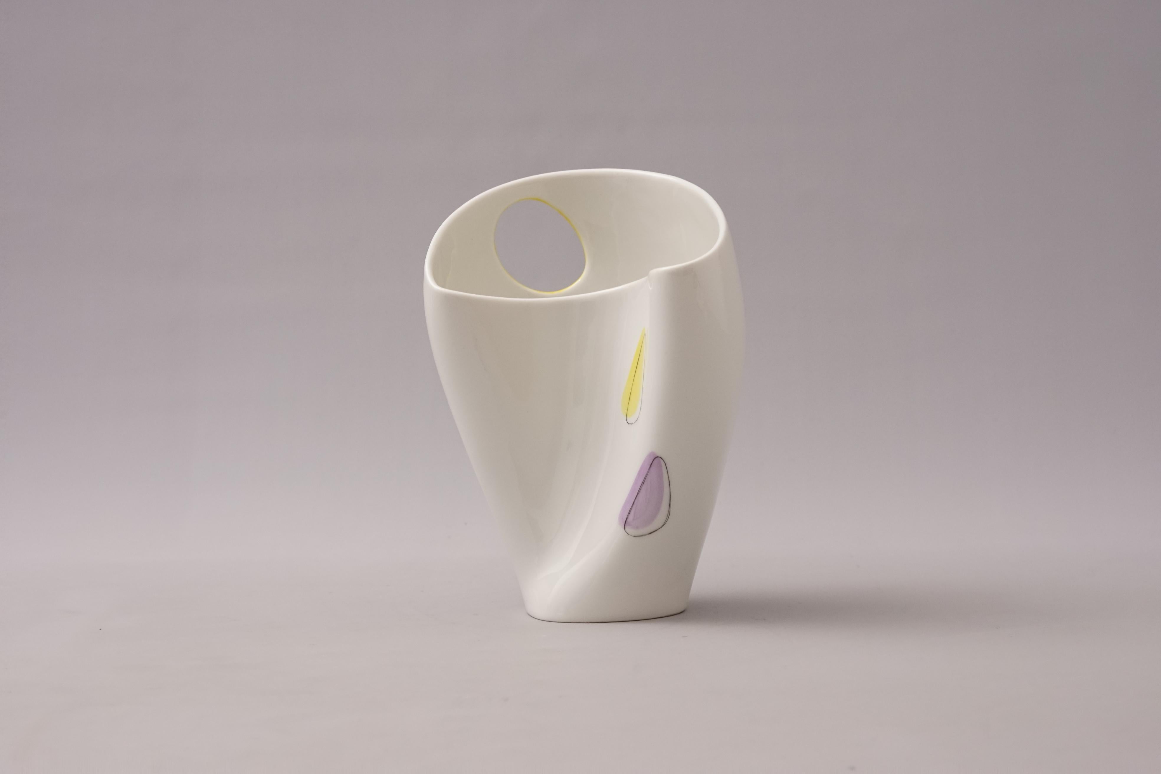 Jarrón Modelo 2646 de Beate Kuhn para Rosenthal, años 50 Porcelana en venta