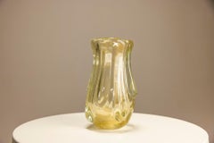 Vase Model 3627 In Topazio Oro, Induto By Flavio Poli, Italy 1937