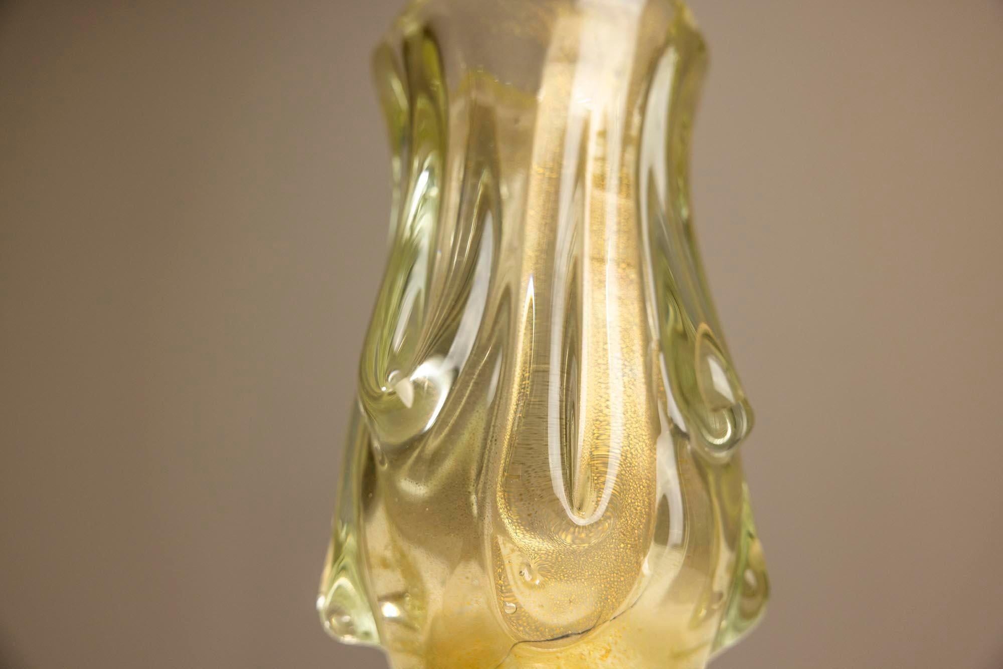 Vaso Model 3627 in Topazio Oro, Induto da Flavio Poli, Italia 1937 in vendita 1