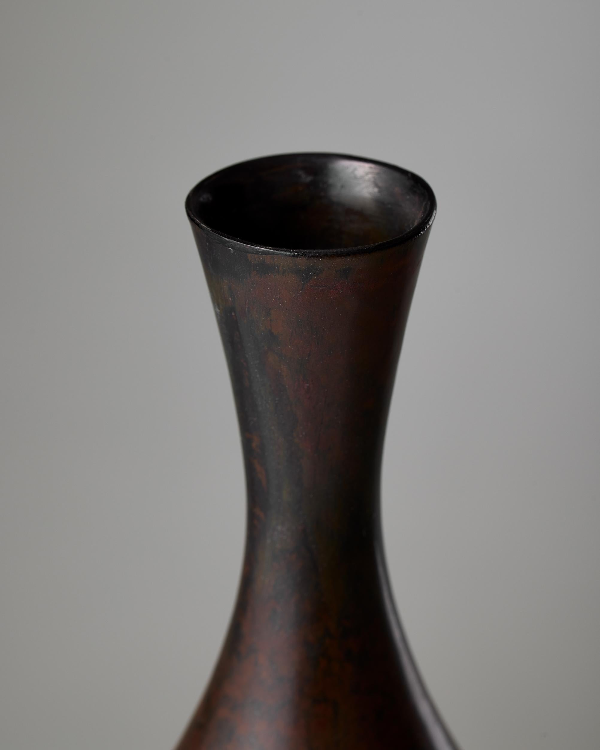 Grès Vase, modèle SYA, Design/One Carl-Harry Stålhane, Rörstrand Suède, années 1960 en vente