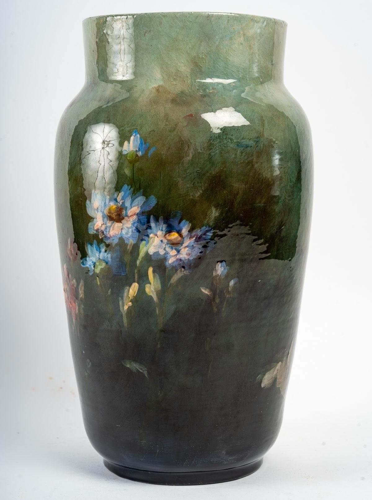 Début du 20ème siècle Vase Montigny Sur Loing, 1900, Art Nouveau