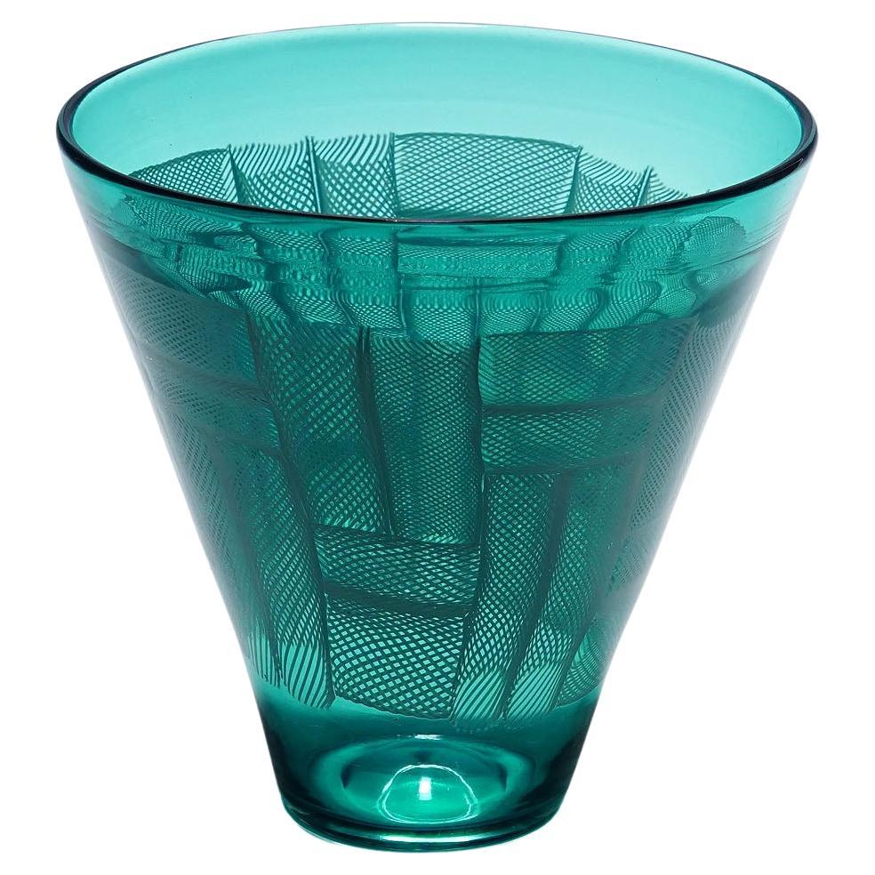 Vase 'Mosaico Zanfirico' by Paolo Venini, Venice Murano 1954
