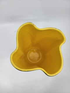 Vase Mouchoir by Le Poet-Laval, Granité Ceramic, France, Circa 1950