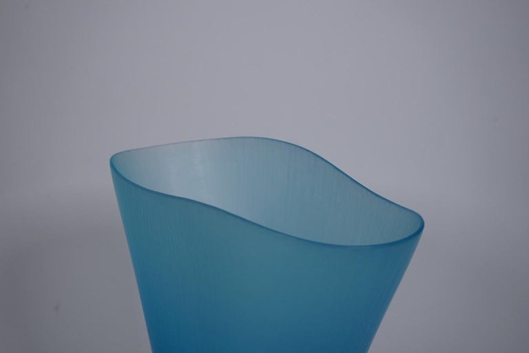 Modern Vase Murano Glass by Tobia Scarpa and L. Diaz De Santillana for Venini For Sale