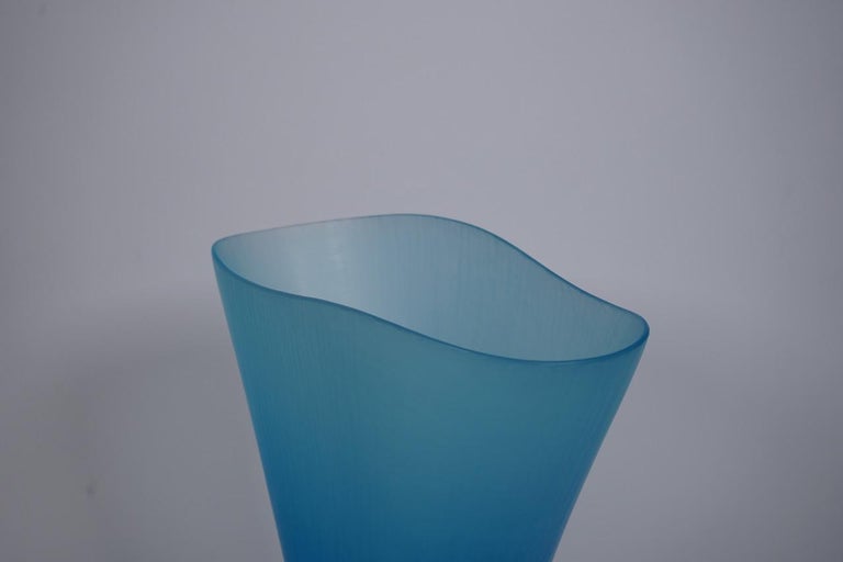 Vase Murano Glass by Tobia Scarpa and L. Diaz De Santillana for Venini In Excellent Condition For Sale In Milan, Italy