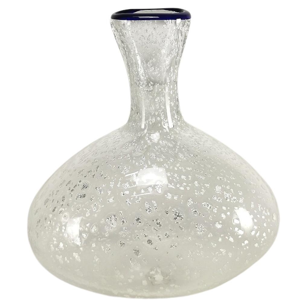 Vase Murano Glass Decorative Object Midcentury Italian Design 1970s For Sale