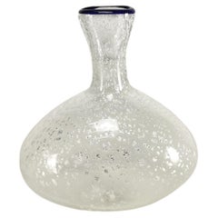Vintage Vase Murano Glass Decorative Object Midcentury Italian Design 1970s