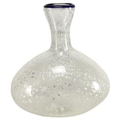 Vase Murano Glas Dekoratives Objekt Mitte des Jahrhunderts Italienisches Design 1970er Jahre