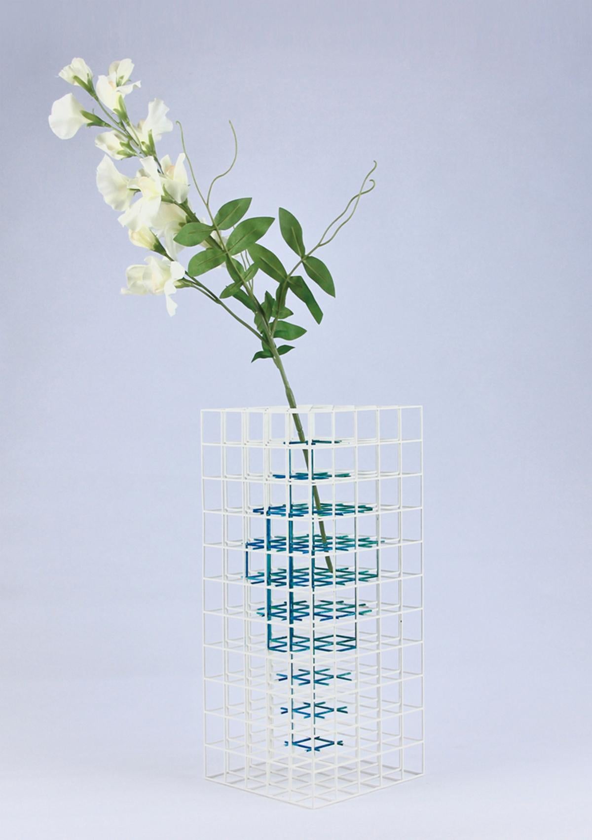Vase Na 2.0 Blau-Grün Edit (Chinesisch) im Angebot