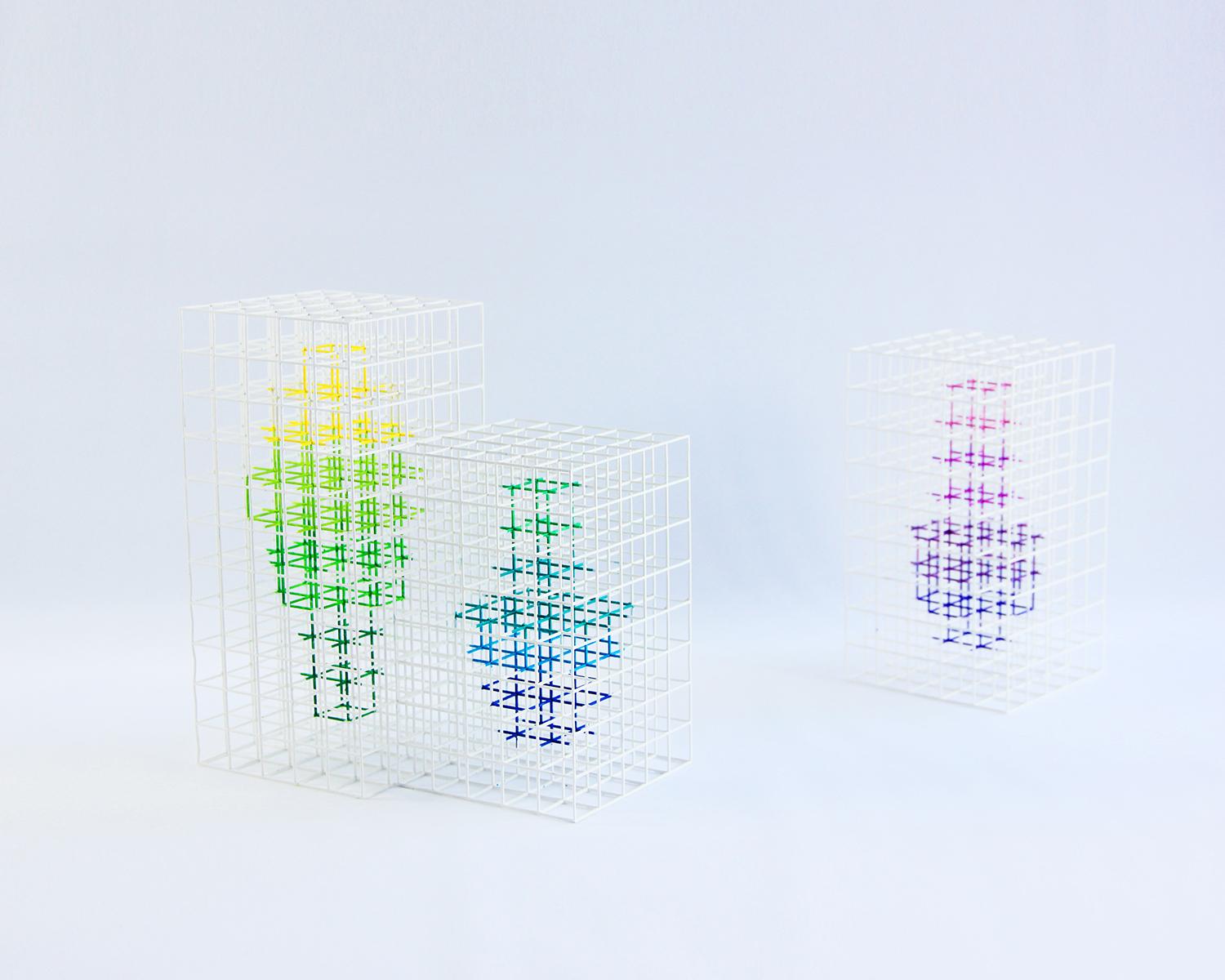 Vases are defined as containers with borders, but not these ones. Created by Desz to explore the relationship between people and space, Vase NA 2.0 is a concept about lines, colors, and the IDEA of seemingly creating something out of nothing.  Vase