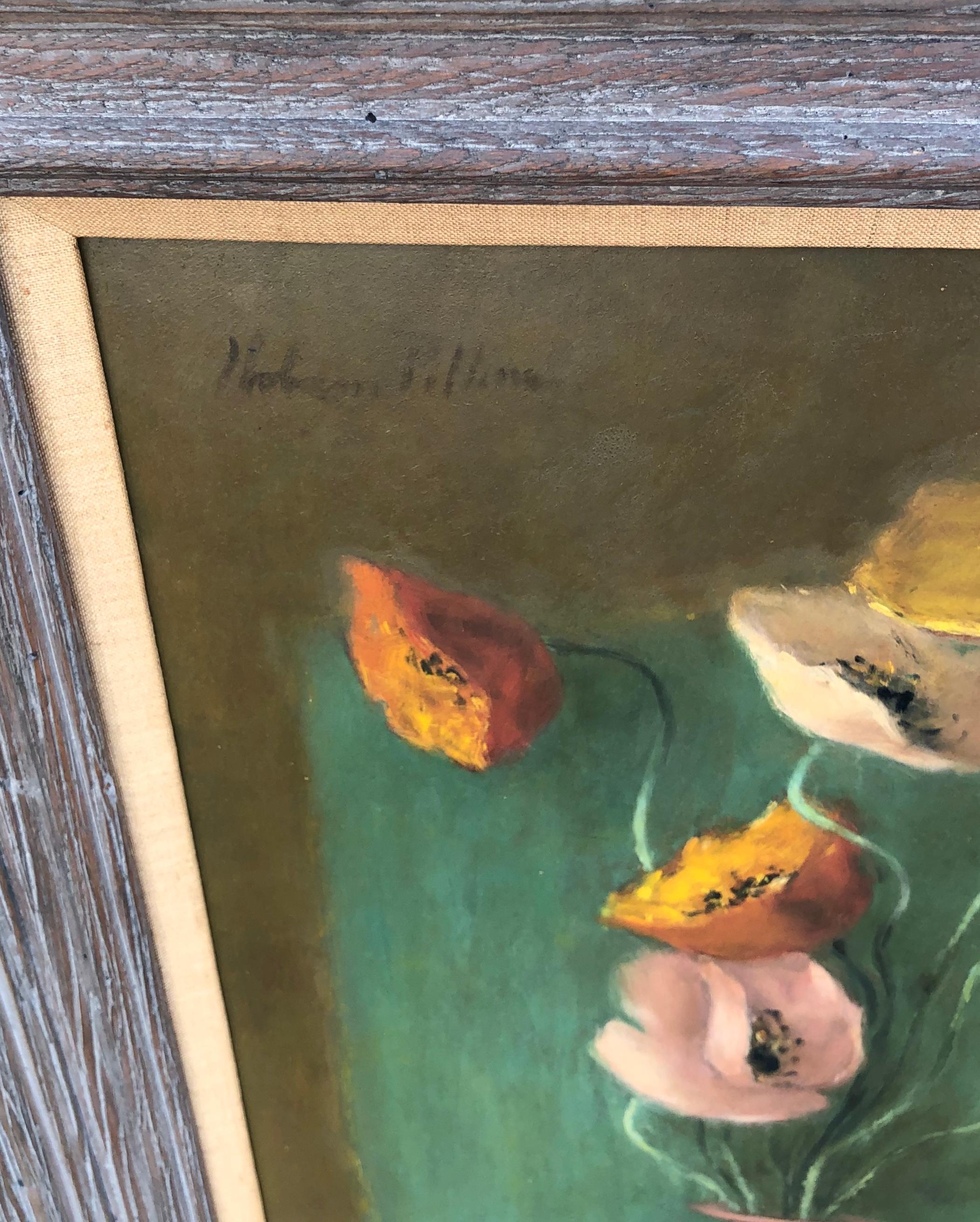 Hobson Pittman (1899-1972)
Signed upper left. Oil on panel.
Provenance: Boca Raton Museum of Art
Many examples of Pittman's paintings can be found in numerous museum collections, including the Met in NY. Measures 25.5