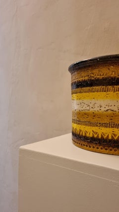 Vase of the Rimini series by Aldo Londi for  Ceramiche Bitossi , 1970