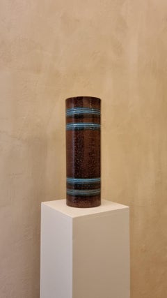 Vase of the Rimini series by Aldo Londi for Bitossi Montelupo pottery, 70s.