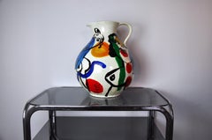 Vase Painted by Peter Robert Keil, Signed, Germany, 1984