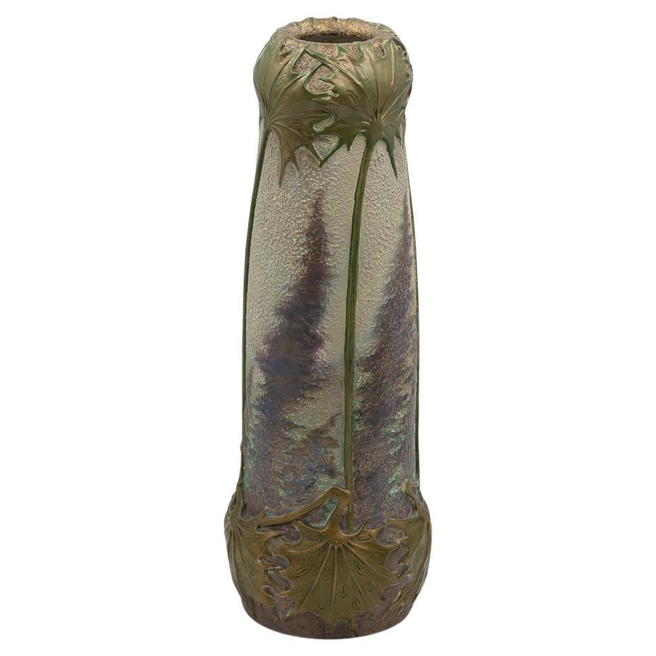 vase Paul Dachsel attr. Amphora-Werke Riessner, Stellmacher 
Kessel vers 1907 en vente