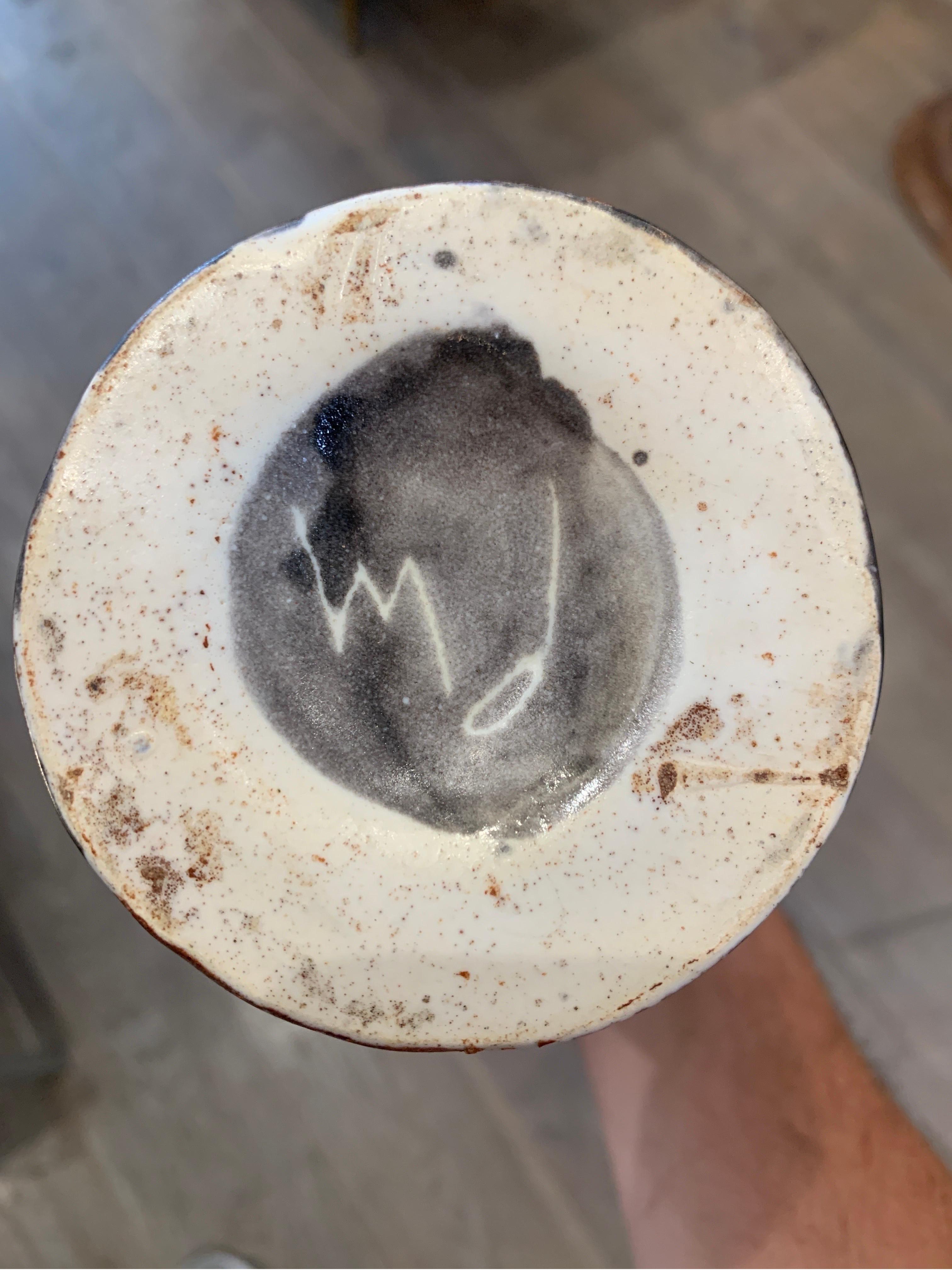 Cotto Vaso Pincé di Mado Jolain, firmato, anni '50