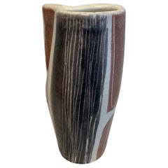 Vase Pinc de Mado Jolain, signé, années 1950