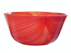 Vase "Piumato" Vintage VeArt Venice Mario Ticco' Design, Italy, 1983