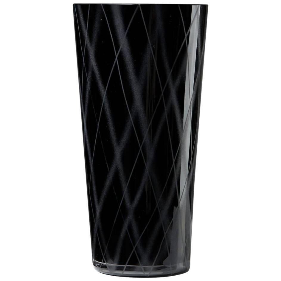 Vase “Pond” Designed by Ingegerd Råman for Orrefors, Sweden, 2000s For Sale