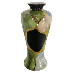 Vase Porcelain Decorative Object Ceas Mid-Century Modern Italian, Design 1980s