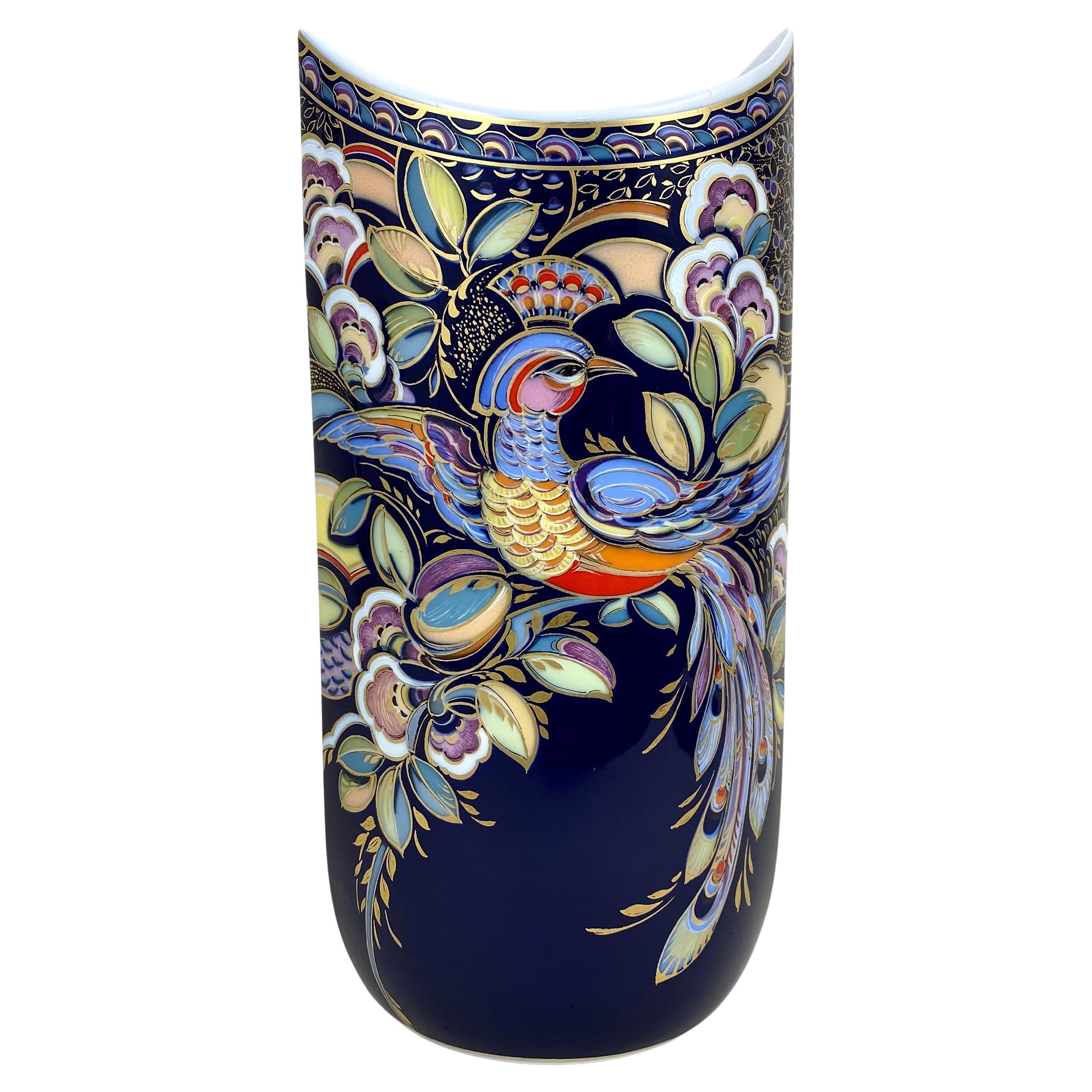 Vase aus Porzellan Kaiser Design K.Nossek „Caribbean“ Vintage, Deutschland, 1980er Jahre