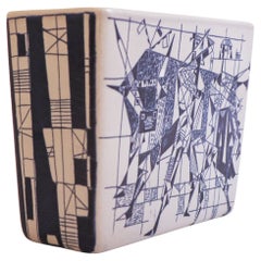 Vase Porcelain "Sevilla" - Blue & White - Carl-Harry Stålhane - Rörstrand