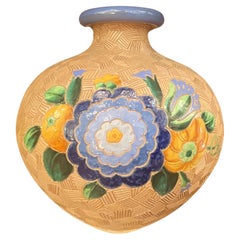 Vase 'Pot' 1930, Multi-Color Round Shape, Majolica, Giò Ponti